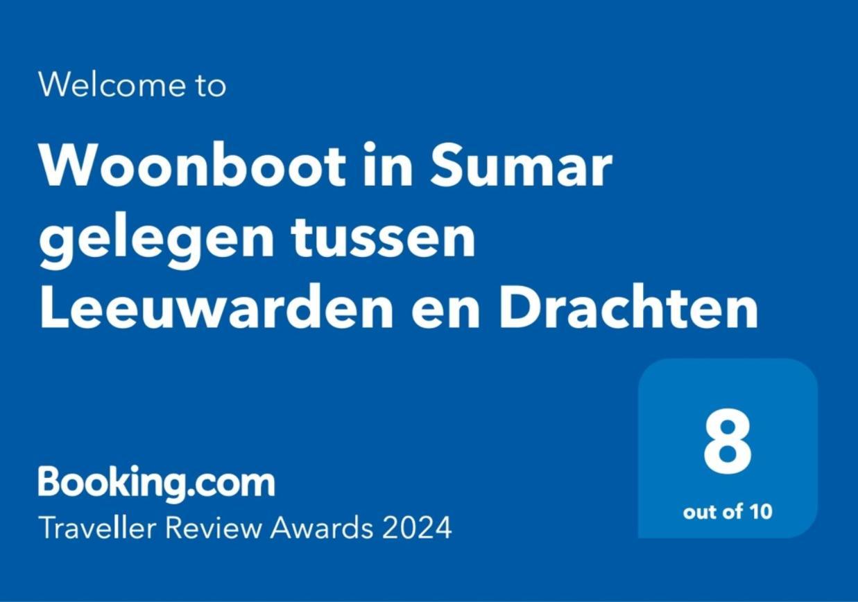 Woonboot In Sumar Gelegen Tussen Leeuwarden En Drachten Suameer Εξωτερικό φωτογραφία